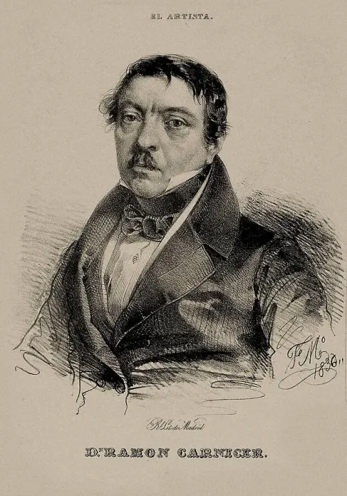 Framed Print : Portrait of the composer Ramon Carnicer (1789-1855), 1836. Creator: Madrazo y Kuntz, Federico de (1815-1894) Framed Print : Portrait of the composer Ramon Carnicer (1789-1855), 1836. Creator: Madrazo y Kuntz, Federico de (1815-1894)