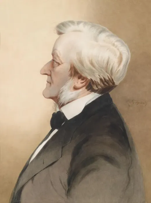 Framed Print : Portrait of the composer Richard Wagner (1813-1883), c. 1913. Artist: Diefenbach, Karl Wilhelm (1851-1913) Framed Print : Portrait of the composer Richard Wagner (1813-1883), c. 1913. Artist: Diefenbach, Karl Wilhelm (1851-1913)