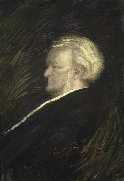 Framed Print : Portrait of the Composer Richard Wagner (1813-1883) Framed Print : Portrait of the Composer Richard Wagner (1813-1883)