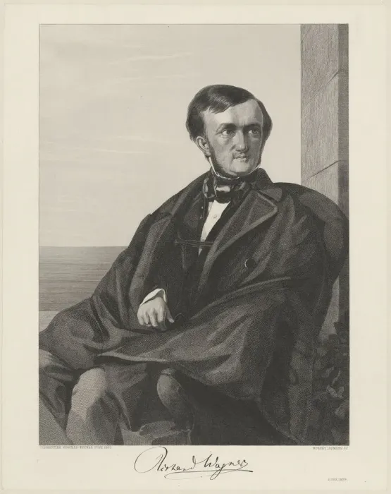 Framed Print : Portrait of the Composer Richard Wagner (1813-1883), 1853 Framed Print : Portrait of the Composer Richard Wagner (1813-1883), 1853