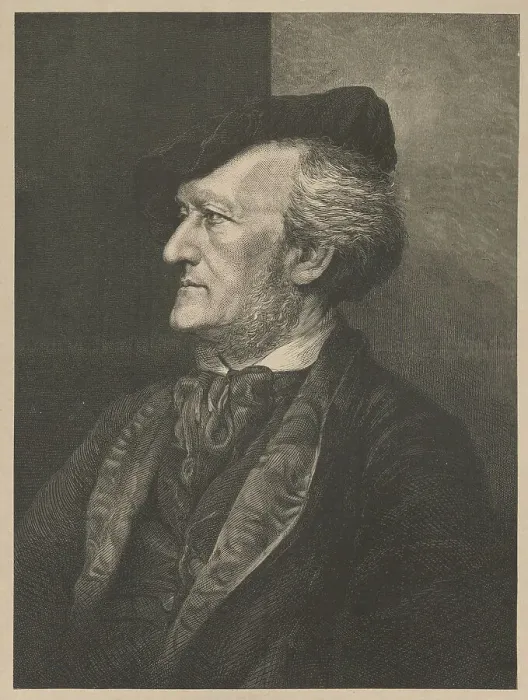 Framed Print : Portrait of the Composer Richard Wagner (1813-1883), 1875. Creator: Anonymous Framed Print : Portrait of the Composer Richard Wagner (1813-1883), 1875. Creator: Anonymous