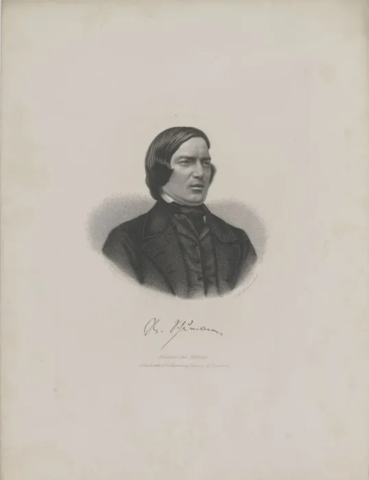Framed Print : Portrait of the Composer Robert Schumann (1810-1856), c. 1840. Creator: Laemmel, Moritz (1822-?) Framed Print : Portrait of the Composer Robert Schumann (1810-1856), c. 1840. Creator: Laemmel, Moritz (1822-?)