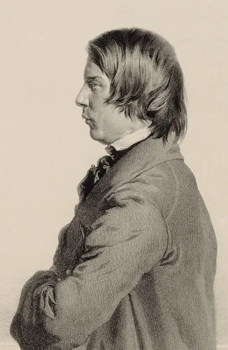 Framed Print : Portrait of the Composer Robert Schumann (1810-1856), 1840. Creator: Kaiser, Eduard (1820-1895) Framed Print : Portrait of the Composer Robert Schumann (1810-1856), 1840. Creator: Kaiser, Eduard (1820-1895)