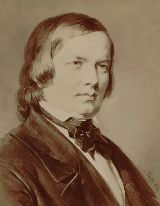 Framed Print : Portrait of the Composer Robert Schumann (1810-1856), 1871. Creator: Jäger, Carl (1833-1887) Framed Print : Portrait of the Composer Robert Schumann (1810-1856), 1871. Creator: Jäger, Carl (1833-1887)