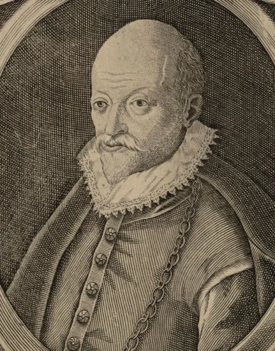 Framed Print : Portrait of the composer Roland de Lassus (1532-1594). Creator: Larmessin, Nicolas III de Framed Print : Portrait of the composer Roland de Lassus (1532-1594). Creator: Larmessin, Nicolas III de