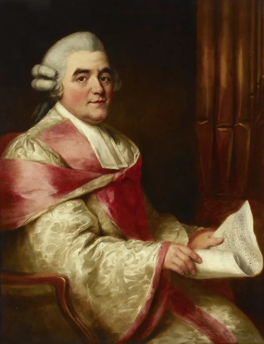 Framed Print : Portrait of the composer Samuel Arnold (1740-1802), c1780. Creator: Russell, John (1745-1806) Framed Print : Portrait of the composer Samuel Arnold (1740-1802), c1780. Creator: Russell, John (1745-1806)