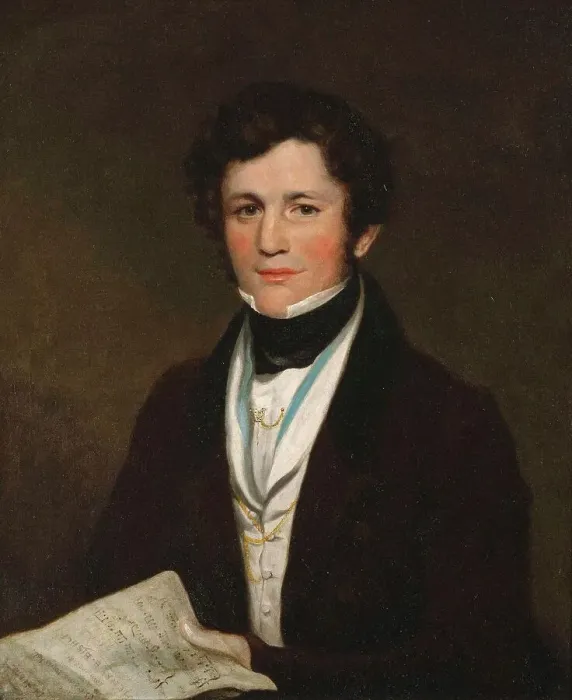 Framed Print : Portrait of the composer Sir Henry Rowley Bishop (1786-1855). Creator: Hayter, Sir George (1792-1871) Framed Print : Portrait of the composer Sir Henry Rowley Bishop (1786-1855). Creator: Hayter, Sir George (1792-1871)