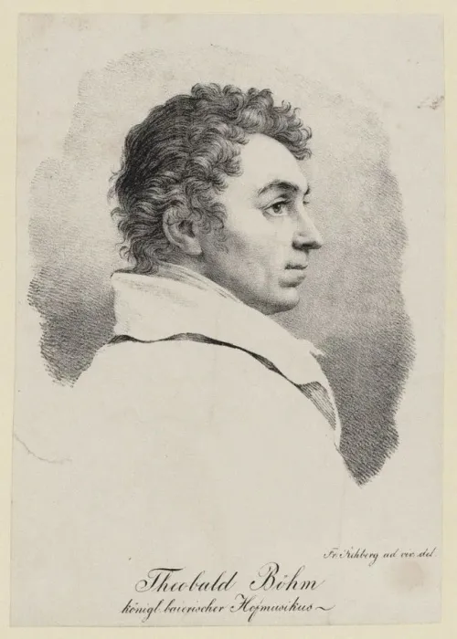 Framed Print : Portrait of the composer Theobald Bohm (1794-1881), 1825 Framed Print : Portrait of the composer Theobald Bohm (1794-1881), 1825