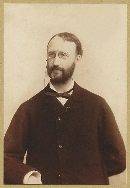 Portrait of the composer Théodore Dubois (1837-1924), 1880. Creator: Photo studio Benque, Paris