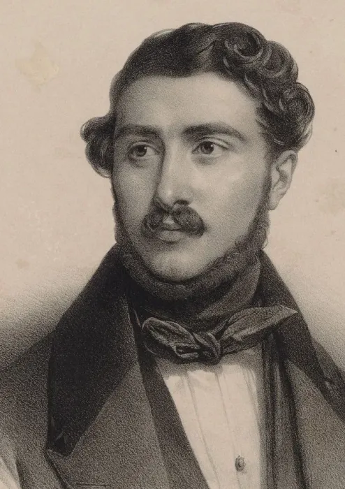 Framed Print : Portrait of the Composer Theodore Labarre (1805-1870). Creator: Grevedon, Pierre Louis Henri Framed Print : Portrait of the Composer Theodore Labarre (1805-1870). Creator: Grevedon, Pierre Louis Henri