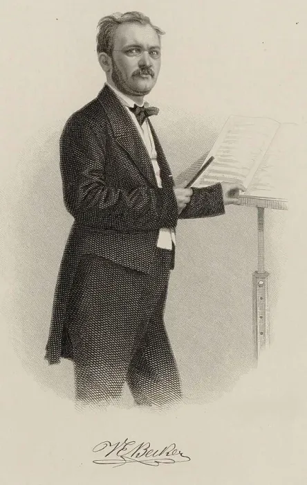 Framed Print : Portrait of the composer Valentin Eduard Becker (1814-1890), 1860 Framed Print : Portrait of the composer Valentin Eduard Becker (1814-1890), 1860