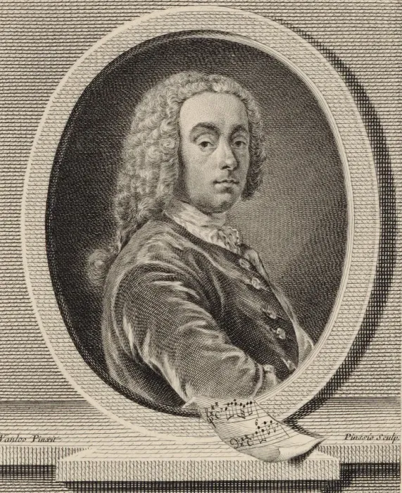 Framed Print : Portrait of the composer and violinist Jean-Pierre Guignon (1702-1774), 1755 Framed Print : Portrait of the composer and violinist Jean-Pierre Guignon (1702-1774), 1755