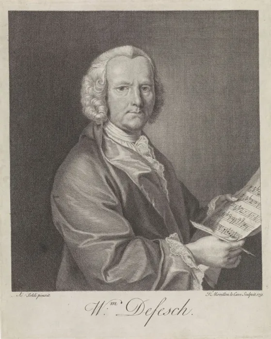 Framed Print : Portrait of the composer Willem de Fesch (1687-1761), 1751 Framed Print : Portrait of the composer Willem de Fesch (1687-1761), 1751