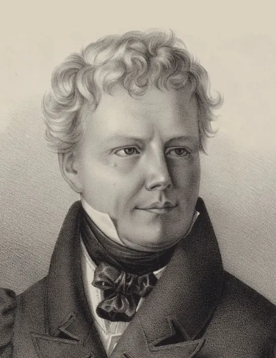 Framed Print : Portrait of the Composer Xaver Schnyder von Wartensee (1786-1868), 1832. Creator: Anonymous