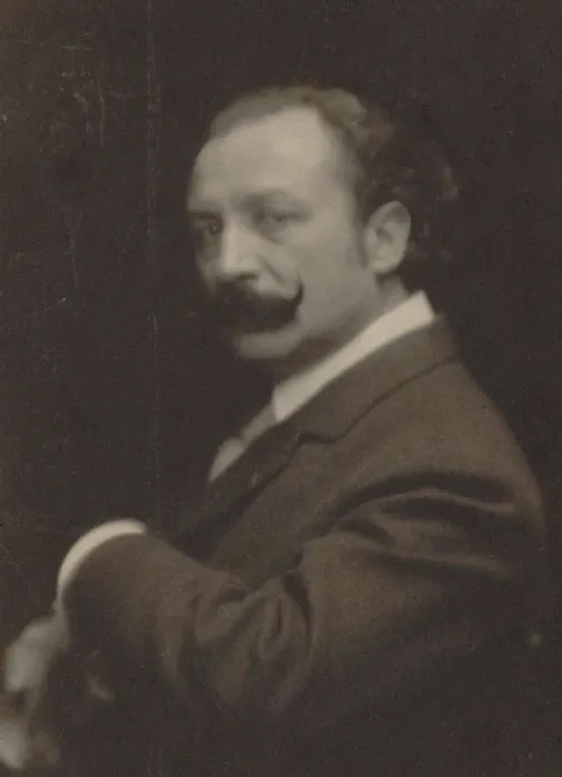 Framed Print : Portrait of the Composer Xavier Leroux (1863-1919), 1910. Creator: Photo studio Paul Berger Framed Print : Portrait of the Composer Xavier Leroux (1863-1919), 1910. Creator: Photo studio Paul Berger