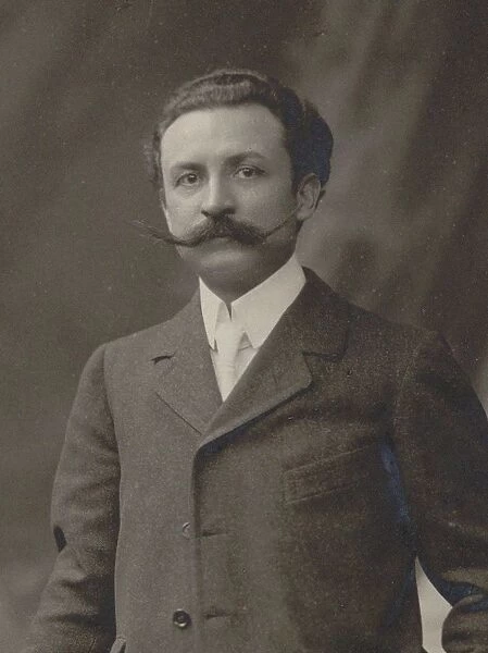 Portrait of the Composer Xavier Leroux (1863-1919), c. 1910. Creator: Anonymous