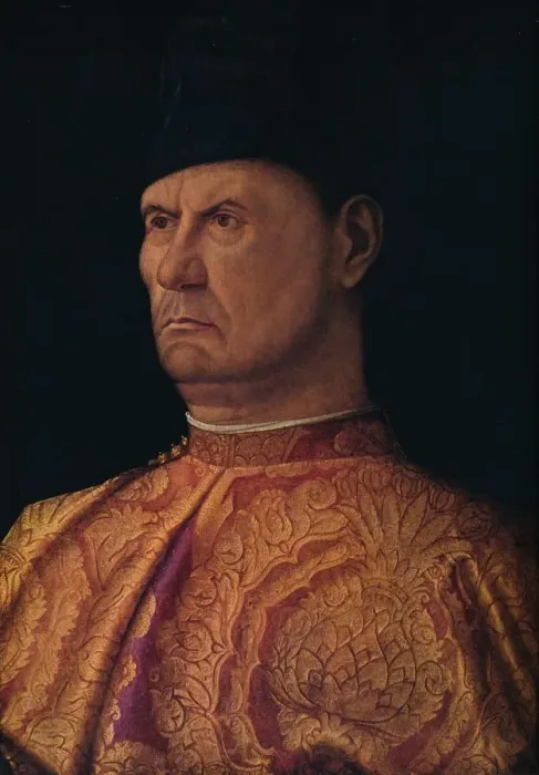 Framed Print : Portrait of a Condottiere, 1475-1480. Artist: Giovanni Bellini Framed Print : Portrait of a Condottiere, 1475-1480. Artist: Giovanni Bellini