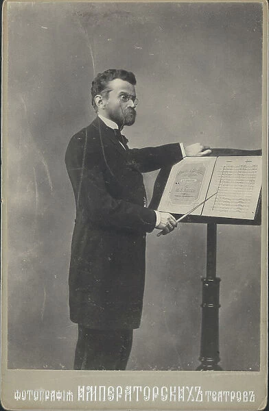 Portrait of the conductor and composer Eduard Nápravník (1839-1916). Creator: Anonymous
