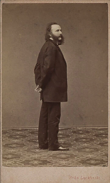 Portrait of the conductor and composer Johann von Herbeck (1831-1877). Creator: Luckhardt, Fritz (1843-1894)