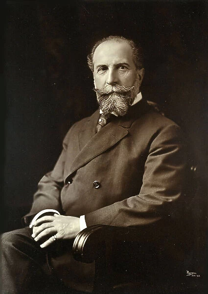 Portrait of the conductor and composer Wilhelm Gericke (1845-1925), c. 1900. Creator: Photo studio Theodore C. Marceau, Boston