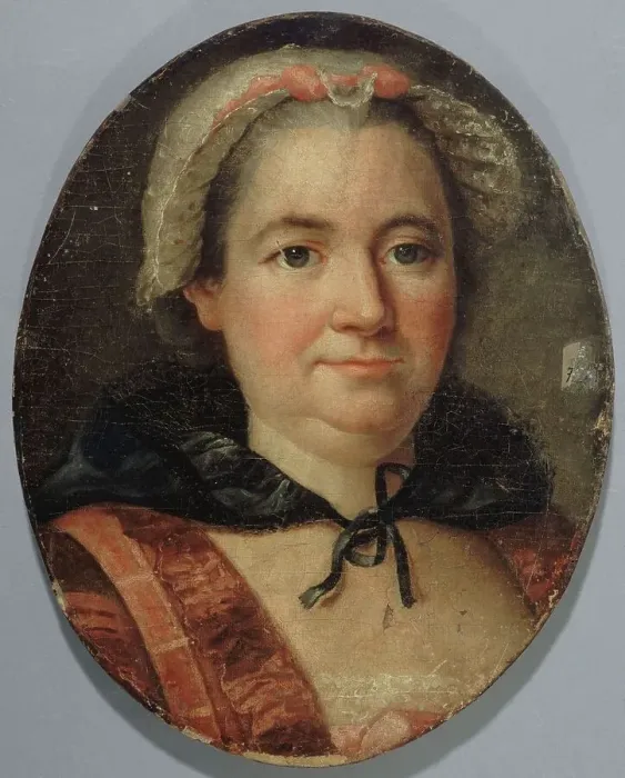 Framed Print : Portrait considered to be Mme de Graffigny, born Françoise d'Issembourg d'Happoncourt... c1695-1758 Creator: Unknown