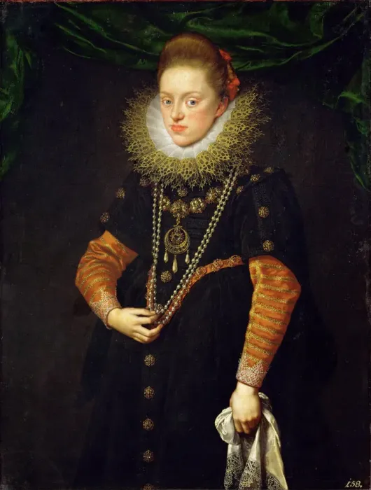 Framed Print : Portrait of Constance of Austria (1588?1631), queen of Poland, ca 1603. Artist: Pourbus, Frans, the Younger (1569-1622) Framed Print : Portrait of Constance of Austria (1588?1631), queen of Poland, ca 1603. Artist: Pourbus, Frans, the Younger (1569-1622)