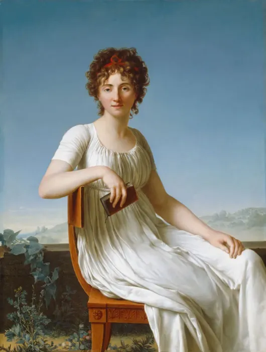 Framed Print : Portrait of Constance Pipelet, 1797. Creator: Jean-Baptiste Francois Desoria