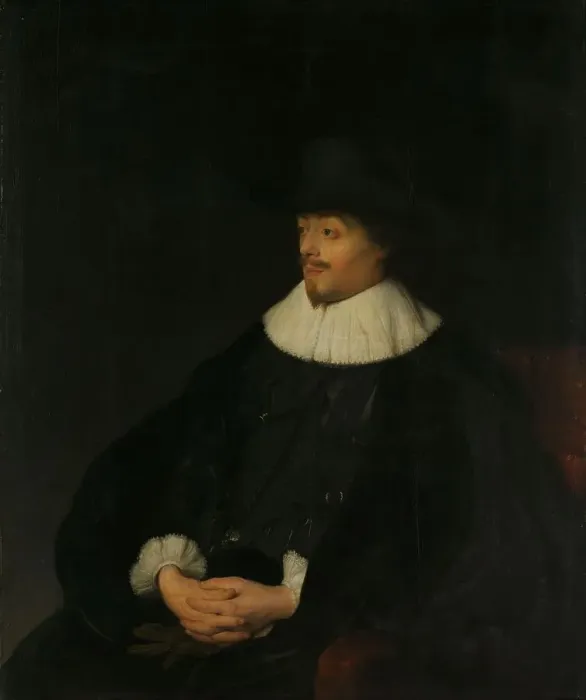 Framed Print : Portrait of Constantijn Huygens, c.1628-c.1629. Creator: Jan Lievens Framed Print : Portrait of Constantijn Huygens, c.1628-c.1629. Creator: Jan Lievens