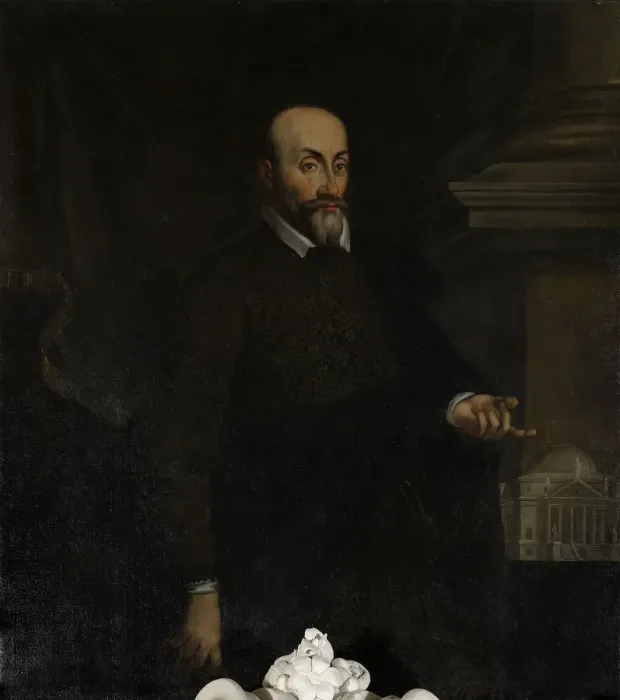 Framed Print : Portrait of Conte Mario Capra, 16th century Framed Print : Portrait of Conte Mario Capra, 16th century