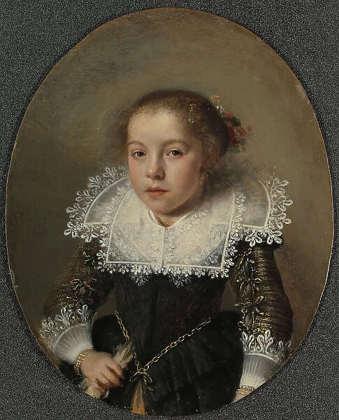 Portrait of Cornelia Cornelisdr van Esch, 1632. Creator: Cornelis van Poelenburgh
