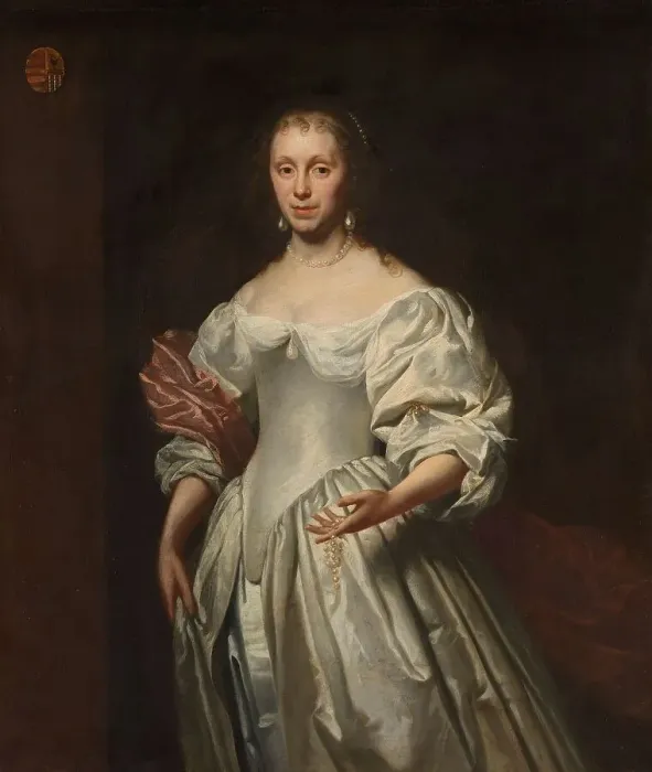 Framed Print : Portrait of Cornelia Craen van Haeften, 1663-1678. Creator: Cornelis van Ceulen Framed Print : Portrait of Cornelia Craen van Haeften, 1663-1678. Creator: Cornelis van Ceulen