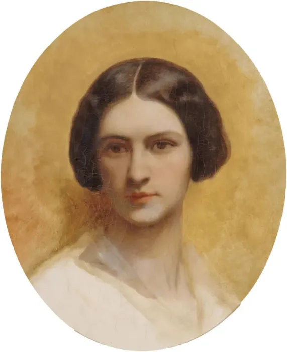 Framed Print : Portrait of Cornelia Marjolin-Scheffer, c. 1850. Creator: Scheffer, Ary (1795-1858) Framed Print : Portrait of Cornelia Marjolin-Scheffer, c. 1850. Creator: Scheffer, Ary (1795-1858)
