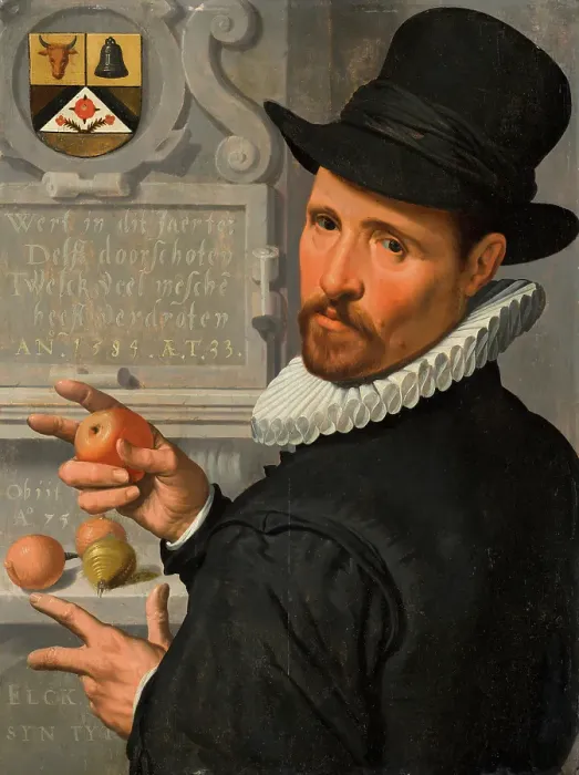 Framed Print : Portrait of Cornelis Cornelisz Schellinger (1551-1635). Creator: Pieter Pietersz. the elder Framed Print : Portrait of Cornelis Cornelisz Schellinger (1551-1635). Creator: Pieter Pietersz. the elder