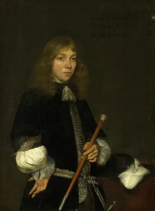 Framed Print : Portrait of Cornelis de Graeff (1650-1678). Creator: Gerard Terborch II Framed Print : Portrait of Cornelis de Graeff (1650-1678). Creator: Gerard Terborch II