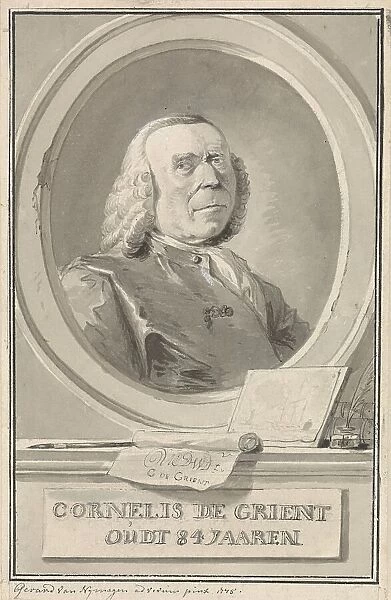 Portrait of Cornelis de Grient, 1775. Creator: Gerard van Nijmegen
