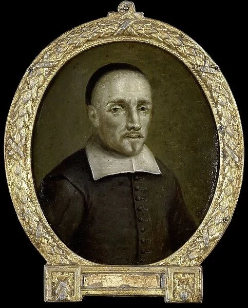 Portrait of Cornelis Hendriksz Udemans, Poet in Veere, 1732-1771. Creator: Jan Maurits Quinkhard