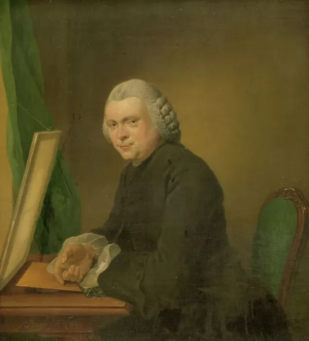 Framed Print : Portrait of Cornelis Ploos van Amstel, 1766. Creator: Jacobus Buys Framed Print : Portrait of Cornelis Ploos van Amstel, 1766. Creator: Jacobus Buys