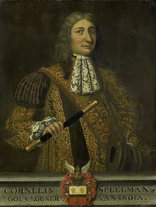Framed Print : Portrait of Cornelis Speelman, Governor-General of the Dutch East Indies, 1750-1800. Creator: Unknown Framed Print : Portrait of Cornelis Speelman, Governor-General of the Dutch East Indies, 1750-1800. Creator: Unknown