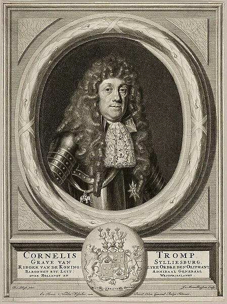 Portrait of Cornelis Tromp, n.d. Creator: Jan van Munnickhuysen