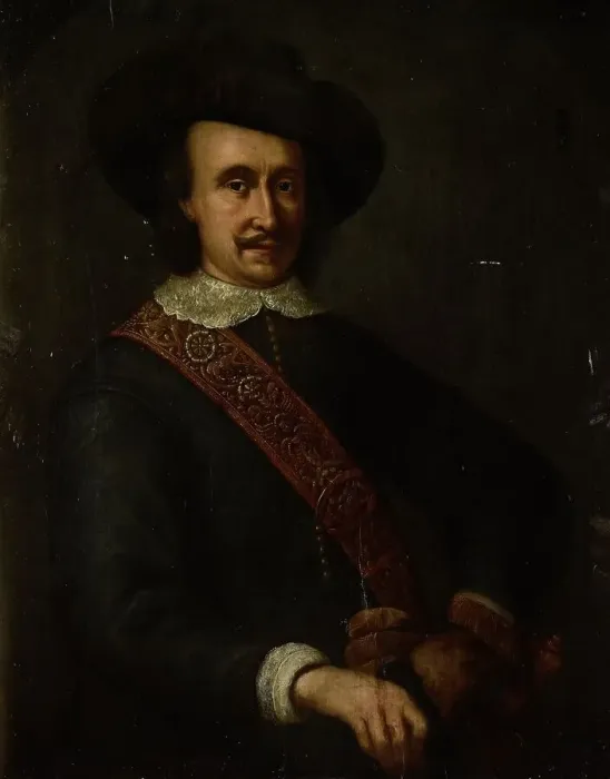 Framed Print : Portrait of Cornelis van der Lijn, Governor-General of the Dutch East Indies, 1645-1675. Creator: Anon Framed Print : Portrait of Cornelis van der Lijn, Governor-General of the Dutch East Indies, 1645-1675. Creator: Anon