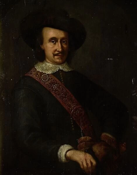 Portrait of Cornelis van der Lijn, Governor-General of the Dutch East Indies, 1645-1675. Creator: Anon