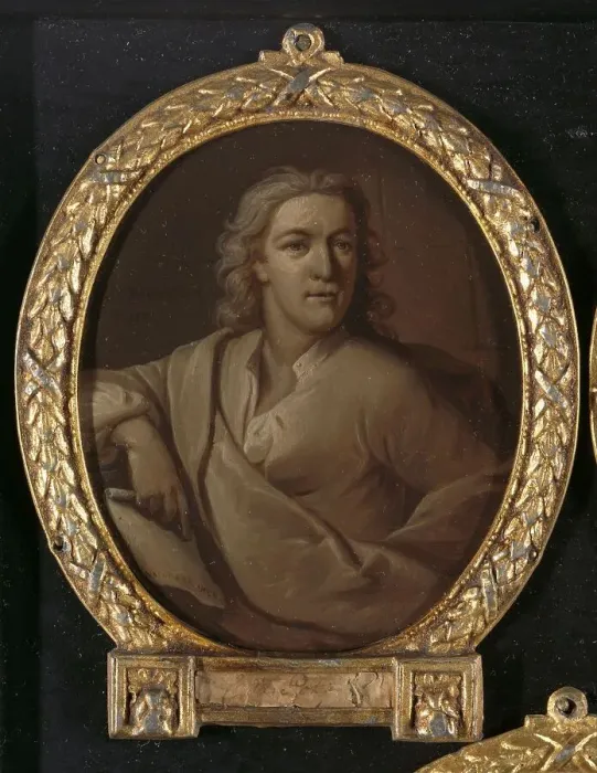 Framed Print : Portrait of Cornelis van der Pot (1736-1805), Merchant and Poet in Rotterdam, 1732-1771. Creator: Dionys van Nijmegen Framed Print : Portrait of Cornelis van der Pot (1736-1805), Merchant and Poet in Rotterdam, 1732-1771. Creator: Dionys van Nijmegen