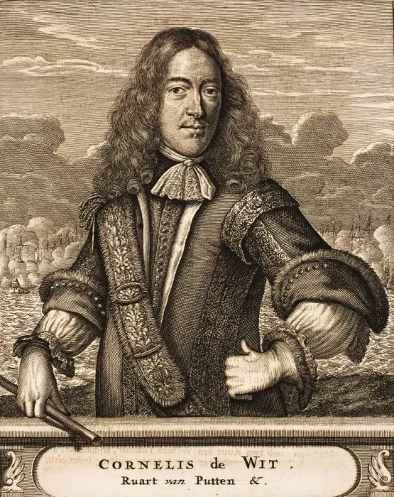 Framed Print : Portrait of Cornelis de Witt (1623-1672) (From: Schauplatz des Krieges), 1675. Creator: Anonymous Framed Print : Portrait of Cornelis de Witt (1623-1672) (From: Schauplatz des Krieges), 1675. Creator: Anonymous