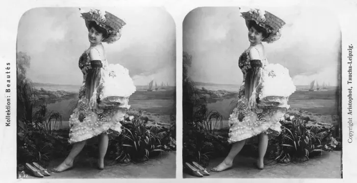 Framed Print : Portrait of a costumed woman, early 20th century. Artist: Aristophot Framed Print : Portrait of a costumed woman, early 20th century. Artist: Aristophot