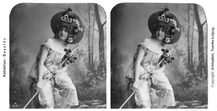 Framed Print : Portrait of a costumed woman, early 20th century. Artist: Aristophot Framed Print : Portrait of a costumed woman, early 20th century. Artist: Aristophot