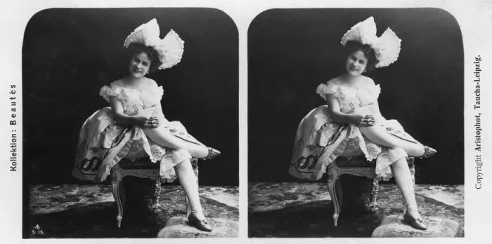 Framed Print : Portrait of a costumed woman, early 20th century. Artist: Aristophot Framed Print : Portrait of a costumed woman, early 20th century. Artist: Aristophot