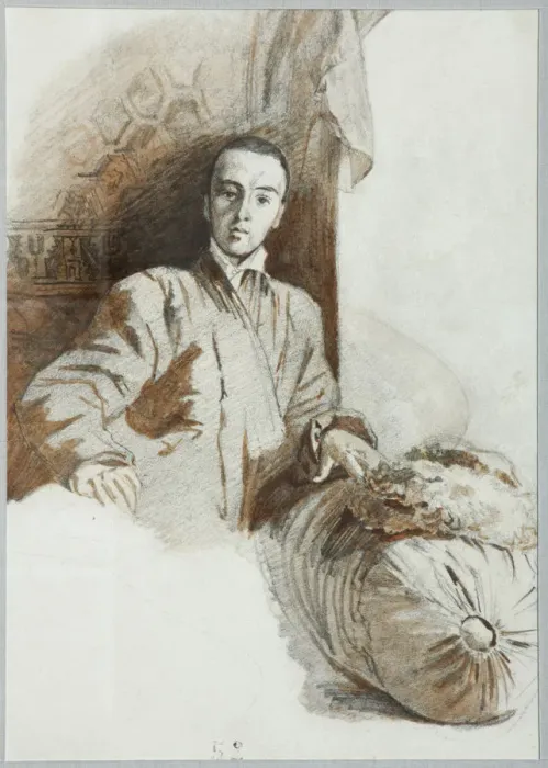 Framed Print : Portrait of Count Alexander Illarionovich Vasilchikov (1818-1881), 1841. Artist: Gagarin, Grigori Grigorievich (1810-1893) Framed Print : Portrait of Count Alexander Illarionovich Vasilchikov (1818-1881), 1841. Artist: Gagarin, Grigori Grigorievich (1810-1893)