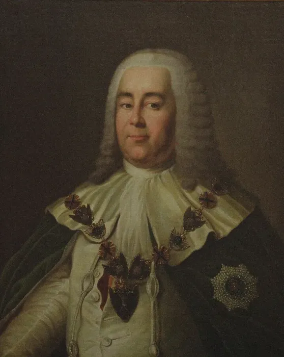 Framed Print : Portrait of Count Alexander Ivanovich Rumyantsev (1680-1749), Second Half of the 18th cen. Creator: Anonymous Framed Print : Portrait of Count Alexander Ivanovich Rumyantsev (1680-1749), Second Half of the 18th cen. Creator: Anonymous