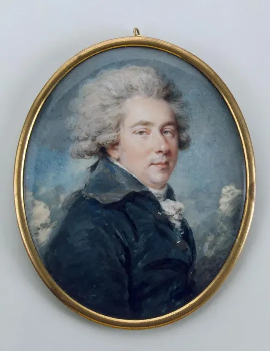 Framed Print : Portrait of Count Alexander Lvovich Naryshkin (1760-1826), 1790s. Artist: Ritt, Augustin Christian (1765-1799) Framed Print : Portrait of Count Alexander Lvovich Naryshkin (1760-1826), 1790s. Artist: Ritt, Augustin Christian (1765-1799)