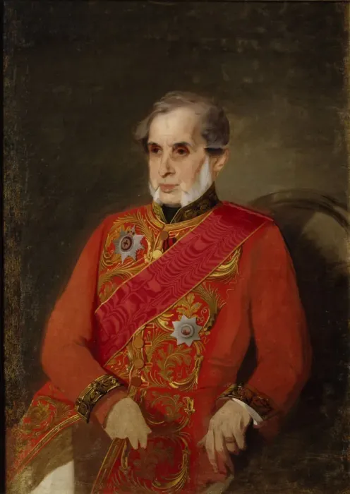 Framed Print : Portrait of Count Alexander Vasilyevich Kochubey (1768-1834), 1860s. Artist: Makarov, Ivan Kosmich (1822-1897) Framed Print : Portrait of Count Alexander Vasilyevich Kochubey (1768-1834), 1860s. Artist: Makarov, Ivan Kosmich (1822-1897)